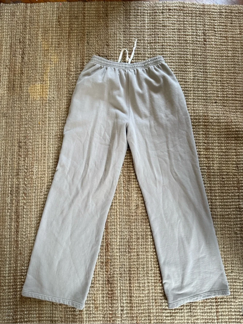 Brandy Melville Anastasia Straight Leg Sweatpants Gray One Size